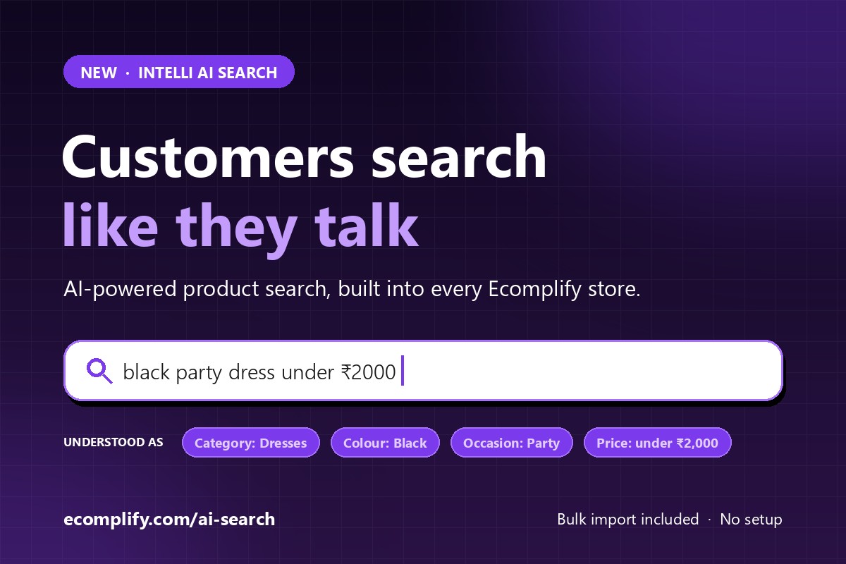 Meet Intelli AI Search: Your Customers Can Now Search Like They Talk